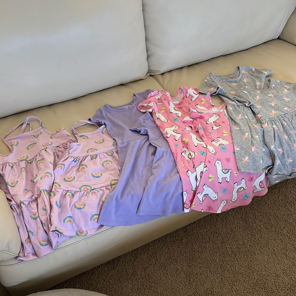 Cat and Jack children place play dresses 12-18, 2T, 4T matching dresses